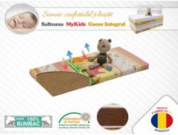 MyKids Saltea MyKids Fibra De Cocos Integral 120x60x12 Husa Bumbac Imprimat (00081965) - babyneeds