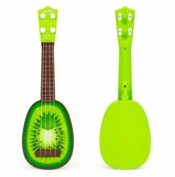 ECOTOYS Chitara ukulele pentru copii cu 4 corzi Ecotoys MJ030 - Kiwi (EDIMJ030KIWI) - babyneeds