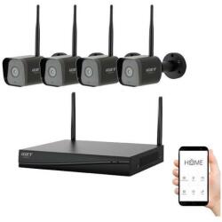 iGET Okos kamerarendszer + 4× 2K+ szenzoros kamera, 12 V, IP65, Wi-Fi, Tuya 75020809 (IK0033)