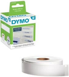 DYMO Etichete dosare suspendate 12 x 50 mm albe DYMO LabelWriter LW 99017 S0722460 (99017)