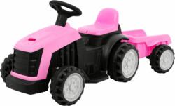 Ramiz Elektromos Traktor pótkocsival - Rózsaszín (PA.TR1908T.ROZ)