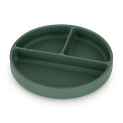 Petite&Mars Petite& Mars Take& Match szilikon tányér elválasztókkal Round Misty Green (ködös zöld)