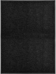 vidaXL fekete kimosható lábtörlő 90 x 120 cm (323412)