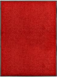 vidaXL piros mosható lábtörlő 90 x 120 cm (323424)