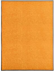 vidaXL narancssárga kimosható lábtörlő 90 x 120 cm (323454)