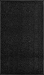 vidaXL fekete kimosható lábtörlő 90 x 150 cm (323413)