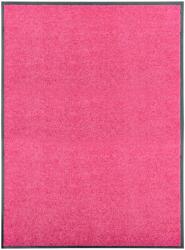 vidaXL rózsaszín kimosható lábtörlő 90 x 120 cm (323448)