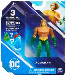 DC Universe Infinite Figurina cu 2 accesorii surpriza, DC Universe, Aquaman, 10 cm, 20137129 Figurina