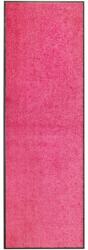 vidaXL rózsaszín kimosható lábtörlő 60 x 180 cm (323447)