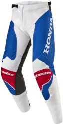 Alpinestars Racer Racer Iconic Honda Motocross Pants 2024 alb-albastru-roșu-negru (AIM171-0213)
