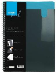 STREET Spirálfüzet STREET Pad A/5 kockás 80 lapos kék (67245) - tonerpiac