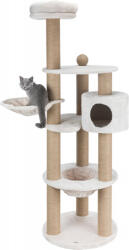 TRIXIE Nigella mobilier pentru pisici cu stâlpi de zgâriat, hamace și căsuță (Bază: ø 60 cm | Înălțime: 177 cm | Stâlp de zgâriat: ø 11 cm)