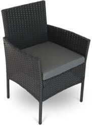 Rauman Solano kerti szék, fekete