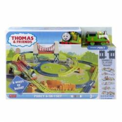 Mattel Thomas Friends Percy 6-In-1 Set cu Locomotiva Percy HHN26