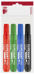 ICO Flipchart Marker 12 Xxl Marker 4 Különböző Szín Polibliszter (9580081004)