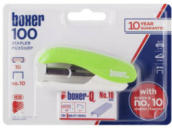 BOXER 100 Fűzőgép Világoszöld 10 Lapos No. 10 + Boxer-Q No. 10 Fűzőkapocs Bliszter (9320079006)