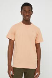 G-Star Raw pamut póló narancssárga, férfi, sima - narancssárga XL - answear - 13 990 Ft