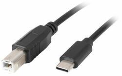 Lanberg Cablu Lanberg USB-C (M) -> USB-B (M) 2.0 cablu ferita 3m, negru (CA-USBA-14CC-0030-BK)