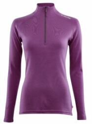 Aclima WarmWool Mock Neck Shirt Women Tricou cu mânecă lungă Aclima Sunset Purple XS