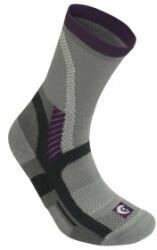 Lorpen LIGHT HIKER ECO Women Șosete GREY/PLUM 34-37 EU
