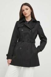 Ralph Lauren kabát női, fekete, átmeneti, kétsoros gombolású - fekete XL