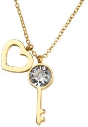  Heart Key Nyakék-Arany