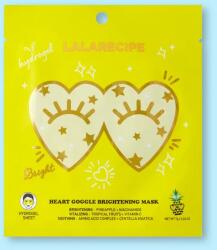 LALARECIPE Hidrogél maszk a szem alatti ráncokra Heart Goggle Brightening Mask - 7 g / 1 db