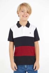 Tommy Hilfiger gyerek pamut póló sötétkék, mintás - sötétkék 164