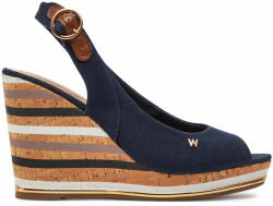 Wrangler Szandál Wrangler Raval Marina Women Wedge 20241057.29Y Dress Blues 29Y 40 Női