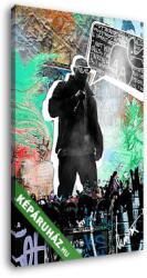 Vászonkép: Premium Kollekció: Rap (MenzArt)(100x145 cm)