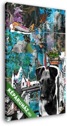 Vászonkép: Premium Kollekció: Dog (MenzArt)(100x145 cm)