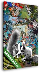 Vászonkép: Premium Kollekció: Squirrels (MenzArt)(100x145 cm)