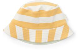 Little Dutch Palarie reversibila din bumbac organic - Sunny Stripes / Farm Gree - Little Dutch