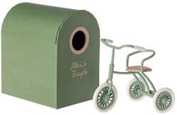 Maileg Accesorii pentru casuta de papusi - Tricicleta cu garaj - GREEN - Maileg