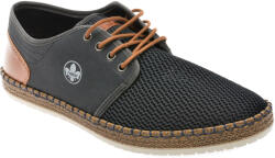 RIEKER Pantofi casual RIEKER bleumarin, B5249, din material textil si piele ecologica 42