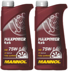 MANNOL Pachet 2 litri Ulei transmisie Mannol Maxpower 4x4 75W140 (MN8102-1-2)