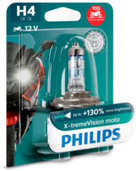 Philips Bec Moto H4 X-Treme Vision 12V 60 55W Philips (Blister) (12342XV+BW)