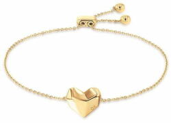 Calvin Klein Romantikus aranyozott karkötő szívvel In Love 35000039