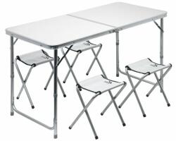 Cattara Set pliabil masa + 4 scaune double Cattara gri (TT13488) - outdoor