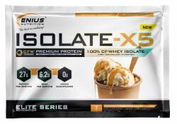  Pudra proteica tip izolat din zer cu aroma de inghetata cu vanilie Isolate-X5, 33 g, Genius Nutrition