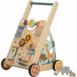 Free2Play Antepremergator, Free2Play, My First Steps, Cu multiple activitati, Din lemn, , 31.8 x 26.5 x45.5 cm, Safari, Conform cu standardele europene EN71-1; 2018, EN71-2: 2020, EN71-3: 2021