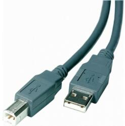 Vivanco Кабел Vivanco - 22228, USB-A/USB-B, 5 m, сив (22228)