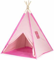 ECOTOYS Indián sátor, rózsaszín wigwam gyerekeknek (8194P)