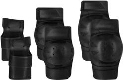 Spokey - SHIELD PRO Set de protectii 3 piese pentru adulti, negre, mari. XL (5905339425485)