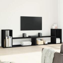 vidaXL 2 db fekete szerelt fa TV-szekrény 100 x 30 x 50 cm (840794)