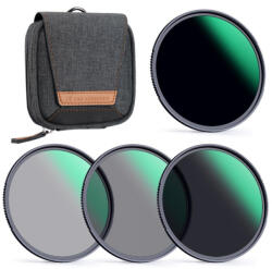K&F Concept 62mm 4in1 Filter Kit: ND4 +ND8 +ND64 +ND1000 Szűrő -Nano-X Objektív Filter Set (SKU.1632)