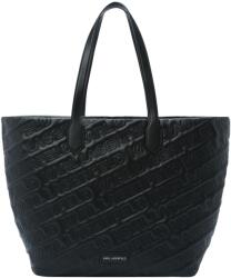 KARL LAGERFELD Shopper táska 'ESSENTIAL' fekete, Méret One Size