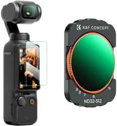  K&F Concept DJI Osmo Pocket 3 ND32-512 Variabilis ND-Szűrő Filter