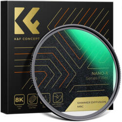 K&F Concept 52mm Shimmer-Diffusion Microfény Szűrő - Nano-X Microlight Csillag Filter (KF01.2163)