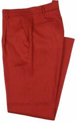 Brooksfield Pleated Linen Trousers - Terracotta - 50/M